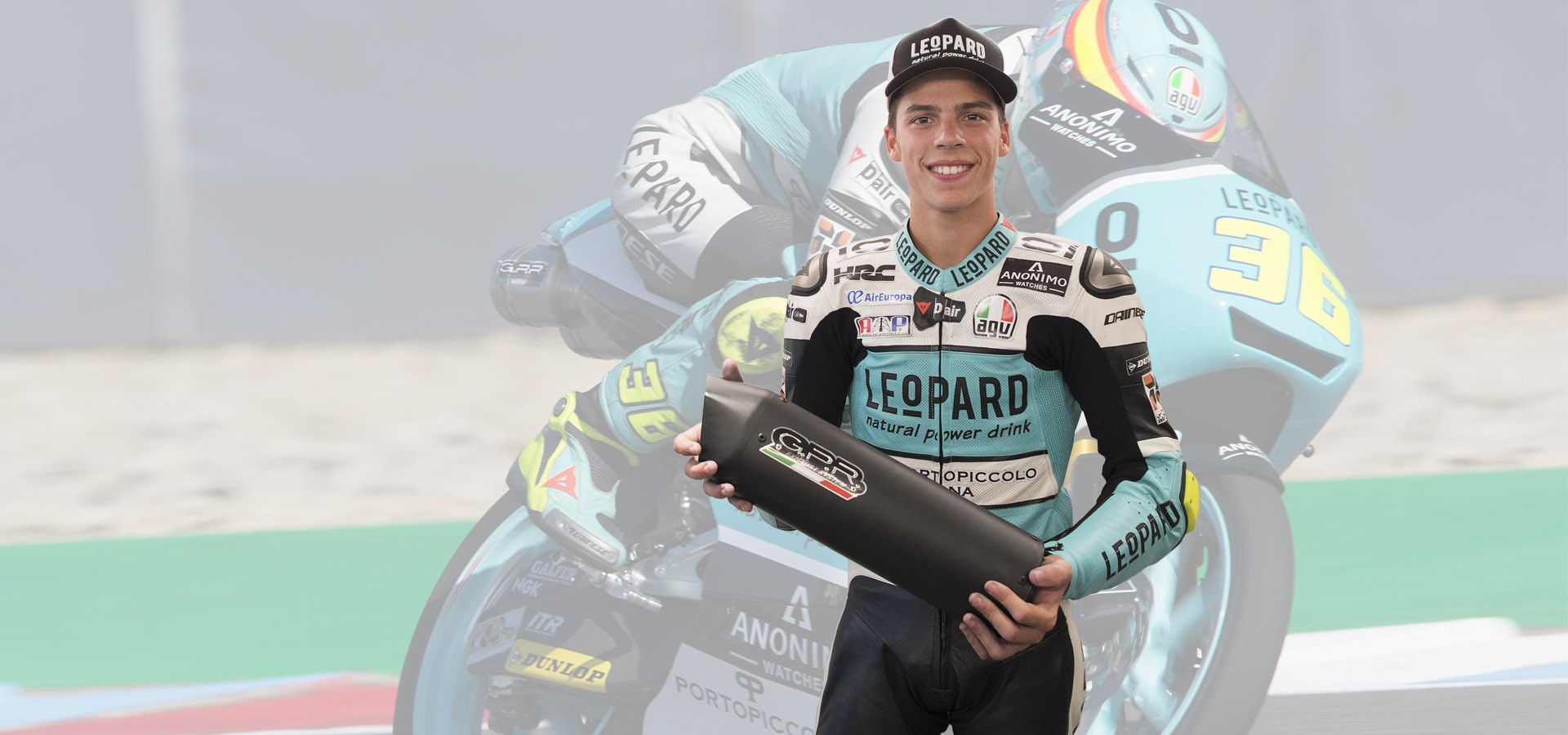 <B>JOAN MIR</B><BR><br />
CAMPEONATO DEL MUNDO MOTO3<BR>EQUIPO LEOPARDO 2017