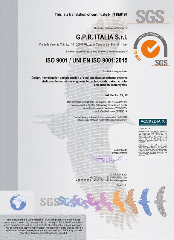 Certificaciones
