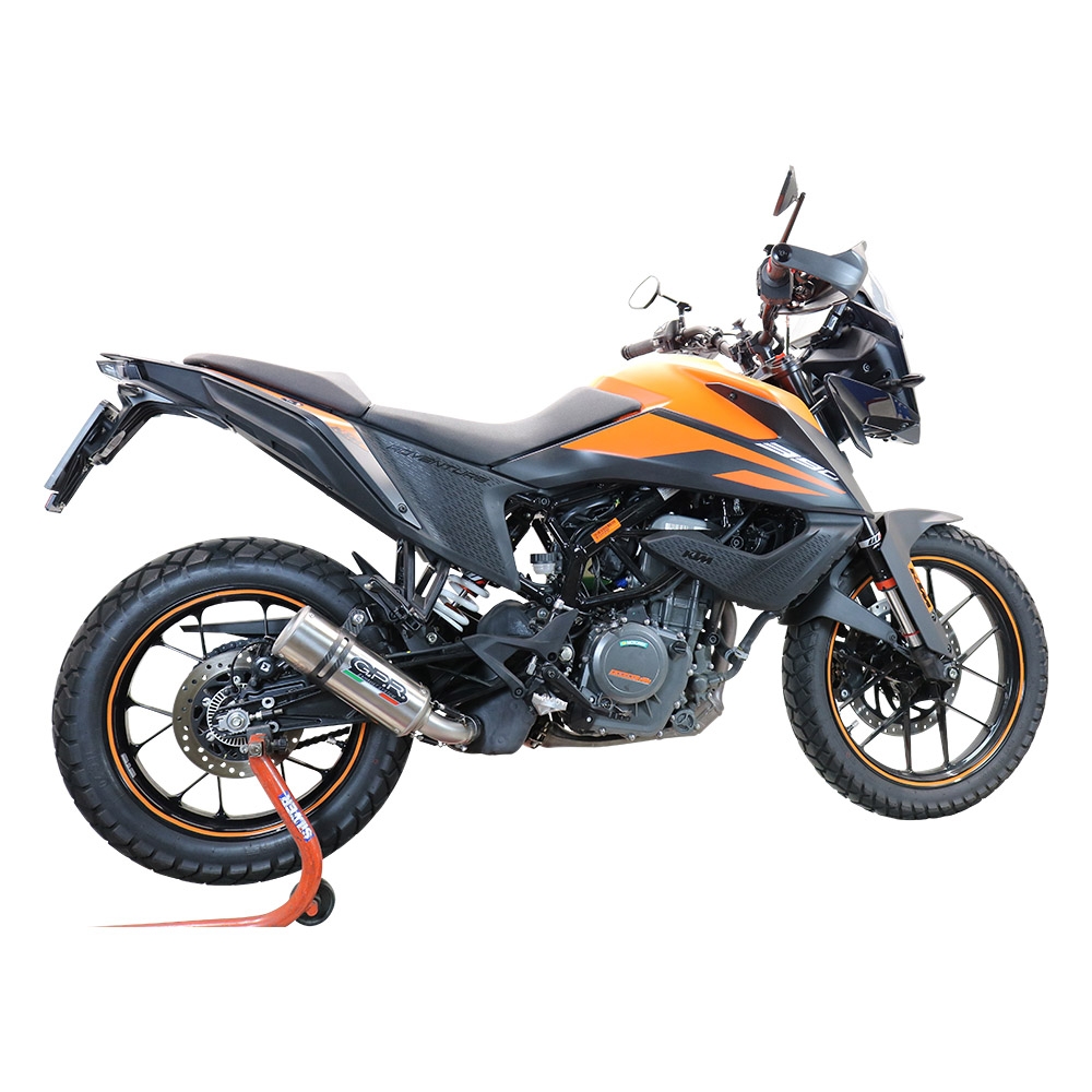 Escape compatible con Ktm Adventure 390 2020-2020, M3 Inox , Escape racing, silenciador con tubo de conexion y dbkiller, articulo sin homologacion 