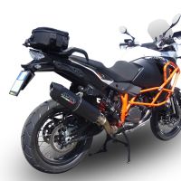 Escape compatible con Ktm Lc 8 Adventure 1050 2015-2016, Furore Nero, Escape legal, homologado, silenciador con db killer desmontable y tubo de conexión específico 