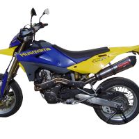 Escape compatible con Husqvarna TE 610 E - SM 610 2005-2006, Gpe Ann. titanium, Escape legal, homologado, silenciador con db killer desmontable y tubo de conexión específico 