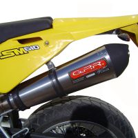 Escape compatible con Husqvarna TE 610 E - SM 610 2005-2006, Gpe Ann. titanium, Escape legal, homologado, silenciador con db killer desmontable y tubo de conexión específico 