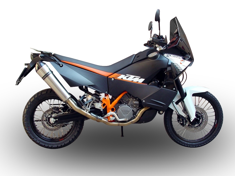 Escape compatible con Ktm Supermoto Smr 990 2008-2012, Gpe Ann. titanium, Escape racing, linea completa, suministrado con colector especifico, articulo sin homologacion 
