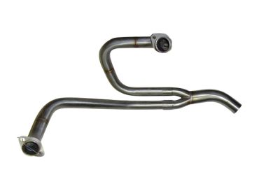 Escape compatible con Honda Africa Twin XRV 750 RD07 1993-2003, Decatalizzatore, Tubo supresor de catalizador 