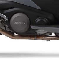 Escape compatible con Kymco Ak 550 2017-2020, M3 Inox , Escape completo racing, incluyendo colector y db killer desmontable, sin homologación 