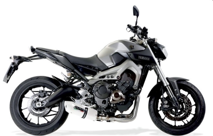 Escape compatible con Yamaha XSR900 2016-2021, Albus Evo4, Escape completo, no legal para países de la UE, con db killer extraíble 