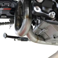 Escape compatible con Aprilia Shiver 900 2017-2020, Decatalizzatore, Tubo supresor de catalizador 