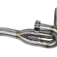 Escape compatible con Aprilia Shiver 900 2017-2020, Decatalizzatore, Tubo supresor de catalizador 