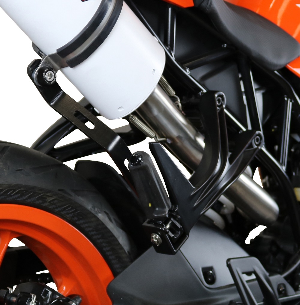 Escape compatible con Ktm Rc 125 2017-2020, Albus Evo4, Escape homologaedo, legal para mercados fuera de la UE, incluido tubo de enlace y db killer extraíble 