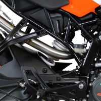 Escape compatible con Ktm Rc 125 2017-2020, Albus Evo4, Escape homologaedo, legal para mercados fuera de la UE, incluido tubo de enlace y db killer extraíble 