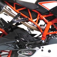 Escape compatible con Ktm Rc 390 2022-2024, Decatalizzatore, Tubo supresor de catalizador 