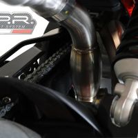 Escape compatible con Aprilia Dorsoduro 750 2008-2016, Decatalizzatore, Tubo supresor de catalizador 