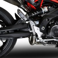 Escape compatible con Aprilia Dorsoduro 750 2008-2016, Decatalizzatore, Tubo supresor de catalizador 