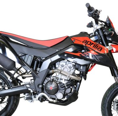 Escape compatible con Aprilia Rx 125 2018-2020, Decatalizzatore, Tubo supresor de catalizador 