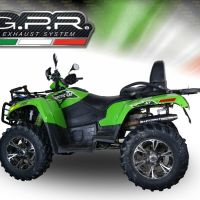 Escape compatible con Artic Cat Trv 700 2012-2016, Deeptone Atv, Escape legal, homologado, silenciador con db killer desmontable 