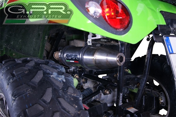 Escape compatible con Artic Cat Trv 700 2012-2016, Deeptone Atv, Escape legal, homologado, silenciador con db killer desmontable 