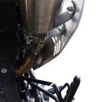 Escape compatible con Husqvarna TE 630 E - SMS 630 - Smr 630 2010-2014, Furore Poppy, Par de terminales de escape homologados, con db killer extraíbles y tubos de conexión específicos 