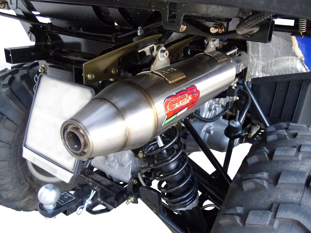 Escape compatible con Polaris Sportsman 800 X2 2007-2010 2007-2010, Deeptone Atv, Escape legal, homologado, silenciador con db killer desmontable 