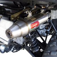Escape compatible con Polaris Sportsman 800 X2 2007-2010 2007-2010, Deeptone Atv, Escape legal, homologado, silenciador con db killer desmontable 