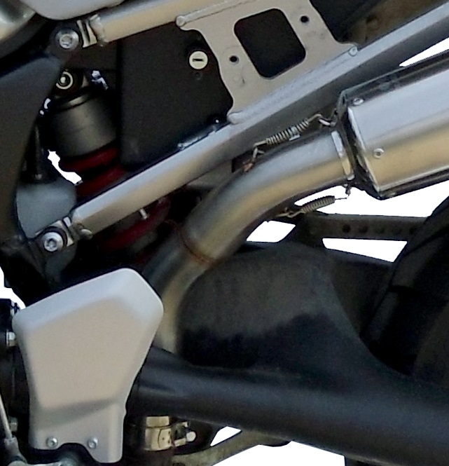 Escape compatible con Yamaha Xt 1200 Z Supertenere 2017-2020, Albus Evo4, Escape legal, homologado, silenciador con db killer desmontable y tubo de conexión específico 