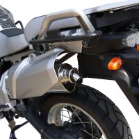 Escape compatible con Yamaha Xt 1200 Z Supertenere 2017-2020, Trioval, Escape legal, homologado, silenciador con db killer desmontable y tubo de conexión específico 
