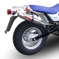 Escape compatible con Suzuki Rv 125 Van Van 2003-2017, Deeptone Inox, Escape legal, homologado, silenciador con db killer desmontable y tubo de conexión específico 