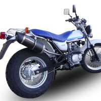 Escape compatible con Suzuki Rv 125 Van Van 2003-2017, Furore Nero, Escape legal, homologado, silenciador con db killer desmontable y tubo de conexión específico 