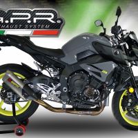 Escape compatible con Yamaha Mt-10 2016-2024, Decatalizzatore, Tubo supresor de catalizador 