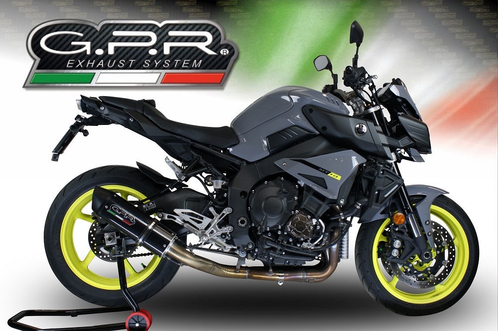 Escape compatible con Yamaha Mt-10 2016-2024, Furore Nero, Escape racing, semi-completo 