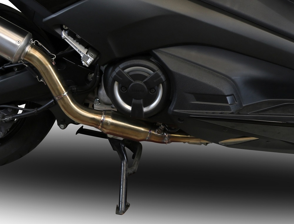 Escape compatible con Yamaha T-Max 530 2017-2021, Gpe Ann. Poppy, Escape completo, no legal para países de la UE, con db killer extraíble 