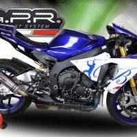Escape compatible con Yamaha Yzf R1-R1-M 2015-2016, M3 Inox , Escape legal, homologado, silenciador con db killer desmontable y tubo de conexión específico 