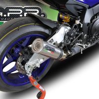 Escape compatible con Yamaha Yzf R1-R1-M 2015-2016, M3 Inox , Escape legal, homologado, silenciador con db killer desmontable y tubo de conexión específico 