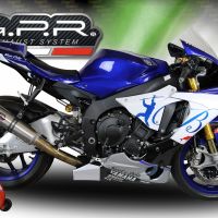 Escape compatible con Yamaha Yzf R1-R1-M 2020-2025, M3 Inox , Escape racing, semi-completo 
