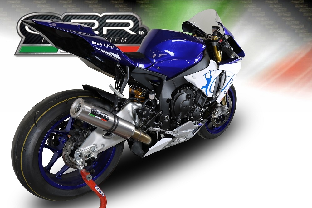 Escape compatible con Yamaha Yzf R1-R1-M 2020-2025, M3 Inox , Escape racing, semi-completo 