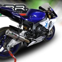 Escape compatible con Yamaha Yzf R1-R1-M 2020-2025, M3 Inox , Escape racing, semi-completo 