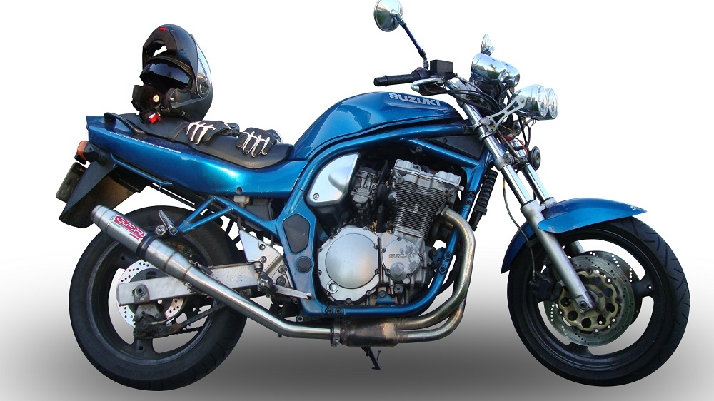 Escape compatible con Suzuki Gsf 1200 Bandit - S 2005-2006, Deeptone Inox, Escape legal, homologado, silenciador con db killer desmontable y tubo de conexión específico 