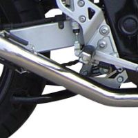 Escape compatible con Suzuki Gsx 600 F 1998-2005, Satinox , Escape legal, homologado, silenciador con db killer desmontable y tubo de conexión específico 