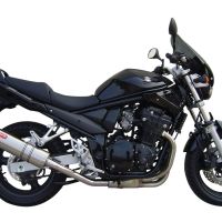 Escape compatible con Suzuki Gsf 400 Bandit 1991-1997, Trioval, Escape legal, homologado, silenciador con db killer desmontable y tubo de conexión específico 