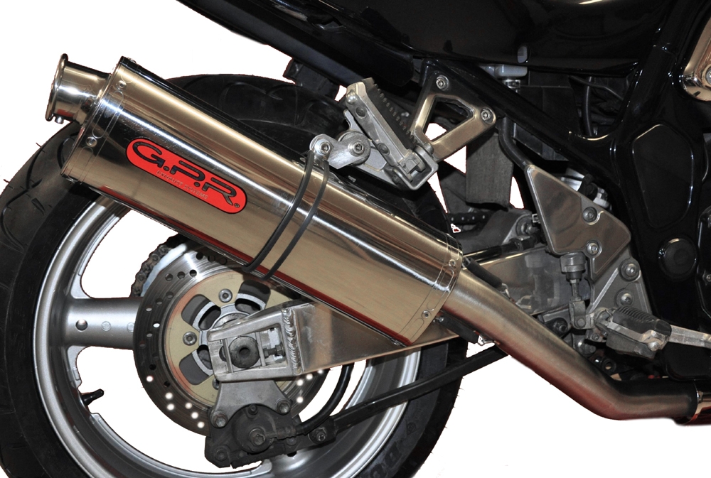 Escape compatible con Suzuki Gsf 400 Bandit 1991-1997, Trioval, Escape legal, homologado, silenciador con db killer desmontable y tubo de conexión específico 