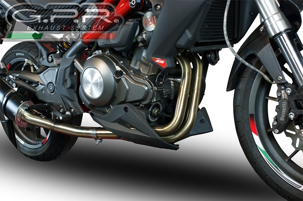 Escape compatible con Benelli Bn 302 S 2015-2020, Decatalizzatore, Tubo supresor de catalizador 