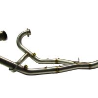 Escape compatible con Bmw R 1200 Gs -Adventure 2005-2010, Decatalizzatore, Tubo supresor de catalizador 