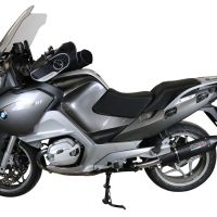 Escape compatible con Bmw R 1200 Rt 2009-2013, Furore Nero, Escape legal, homologado, silenciador con db killer desmontable y tubo de conexión específico 
