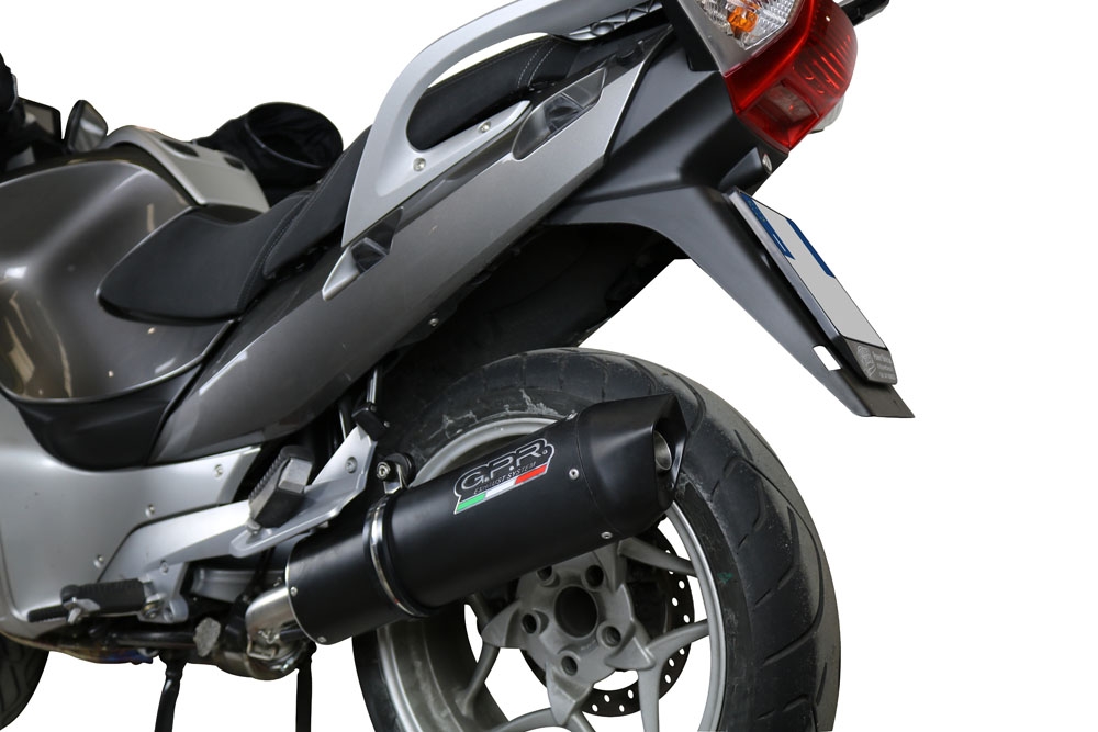 Escape compatible con Bmw R 1200 R 2011-2014, Furore Nero, Escape legal, homologado, silenciador con db killer desmontable y tubo de conexión específico 