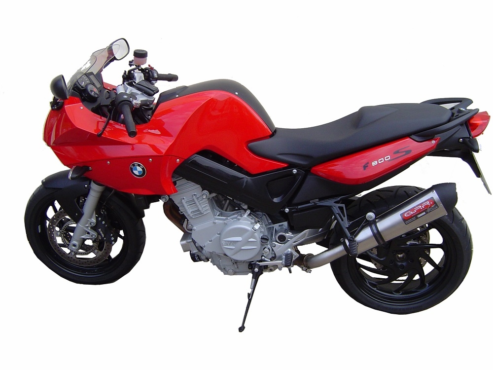 Escape compatible con Bmw F 800 -S -ST 2006-2011, Gpe Ann. titanium, Escape legal, homologado, silenciador con db killer desmontable y tubo de conexión específico 