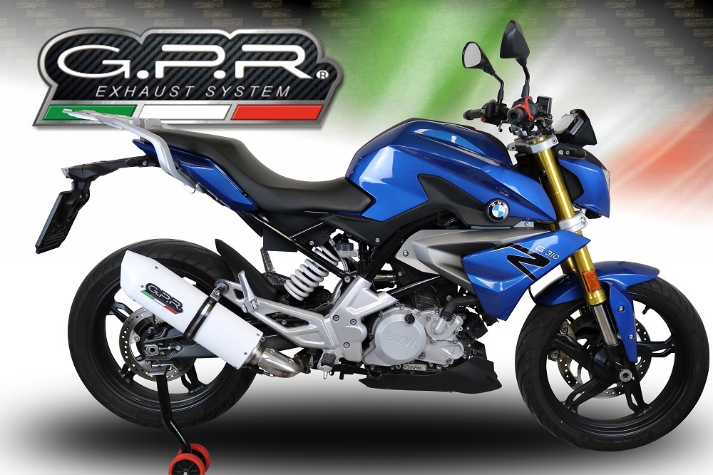 Escape compatible con Bmw G 310 R 2017-2021, Albus Evo4, Escape completo, no legal para países de la UE, con db killer extraíble 