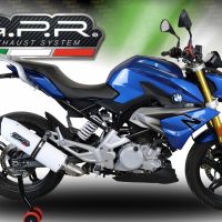 Escape compatible con Bmw G 310 R 2017-2021, Albus Evo4, Escape completo, no legal para países de la UE, con db killer extraíble 