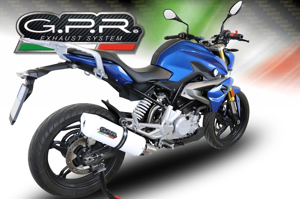 Escape compatible con Bmw G 310 R 2017-2021, Albus Evo4, Escape completo, no legal para países de la UE, con db killer extraíble 