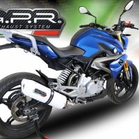 Escape compatible con Bmw G 310 R 2017-2021, Albus Evo4, Escape completo, no legal para países de la UE, con db killer extraíble 