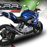 Escape compatible con Bmw G 310 R 2017-2021, Gpe Ann. Poppy, Escape completo, no legal para países de la UE, con db killer extraíble 