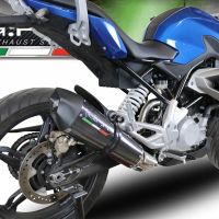 Escape compatible con Bmw G 310 R 2017-2021, Gpe Ann. Poppy, Escape completo, no legal para países de la UE, con db killer extraíble 